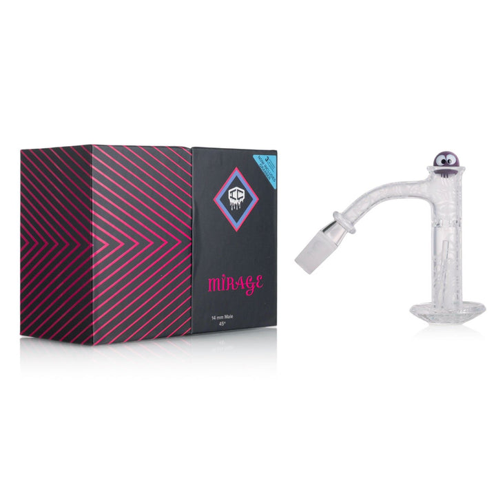 High-end quartz banger with color-changing fumed design – IC Glass