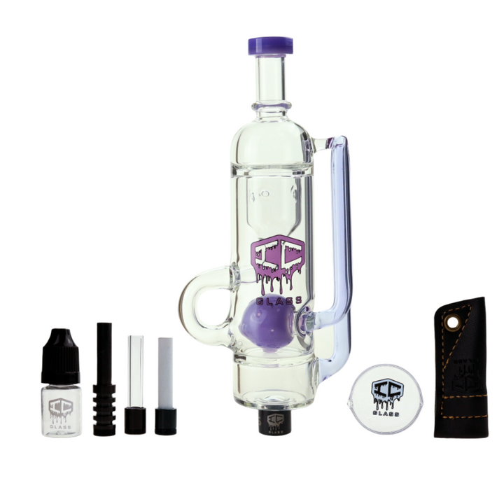 High-quality dabbing kit by IC Glass with storage case