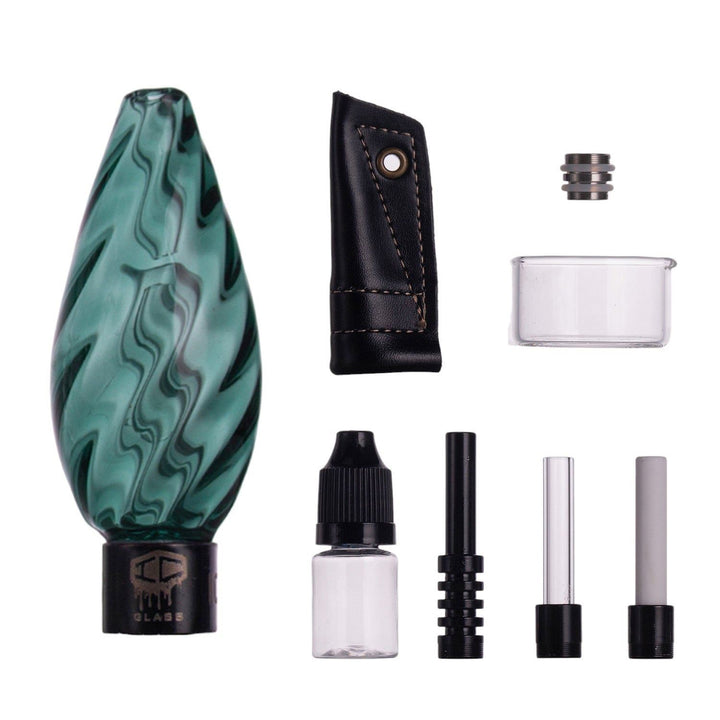 Huni Badger adapter in use with IC Glass Wax Max components
