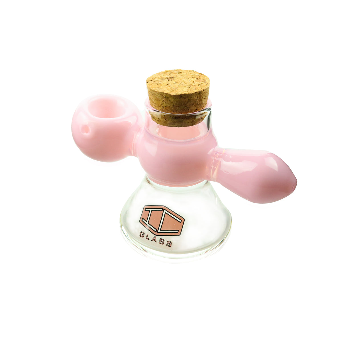 IC GLASS - Premium Design Hand Pipe with built in jar