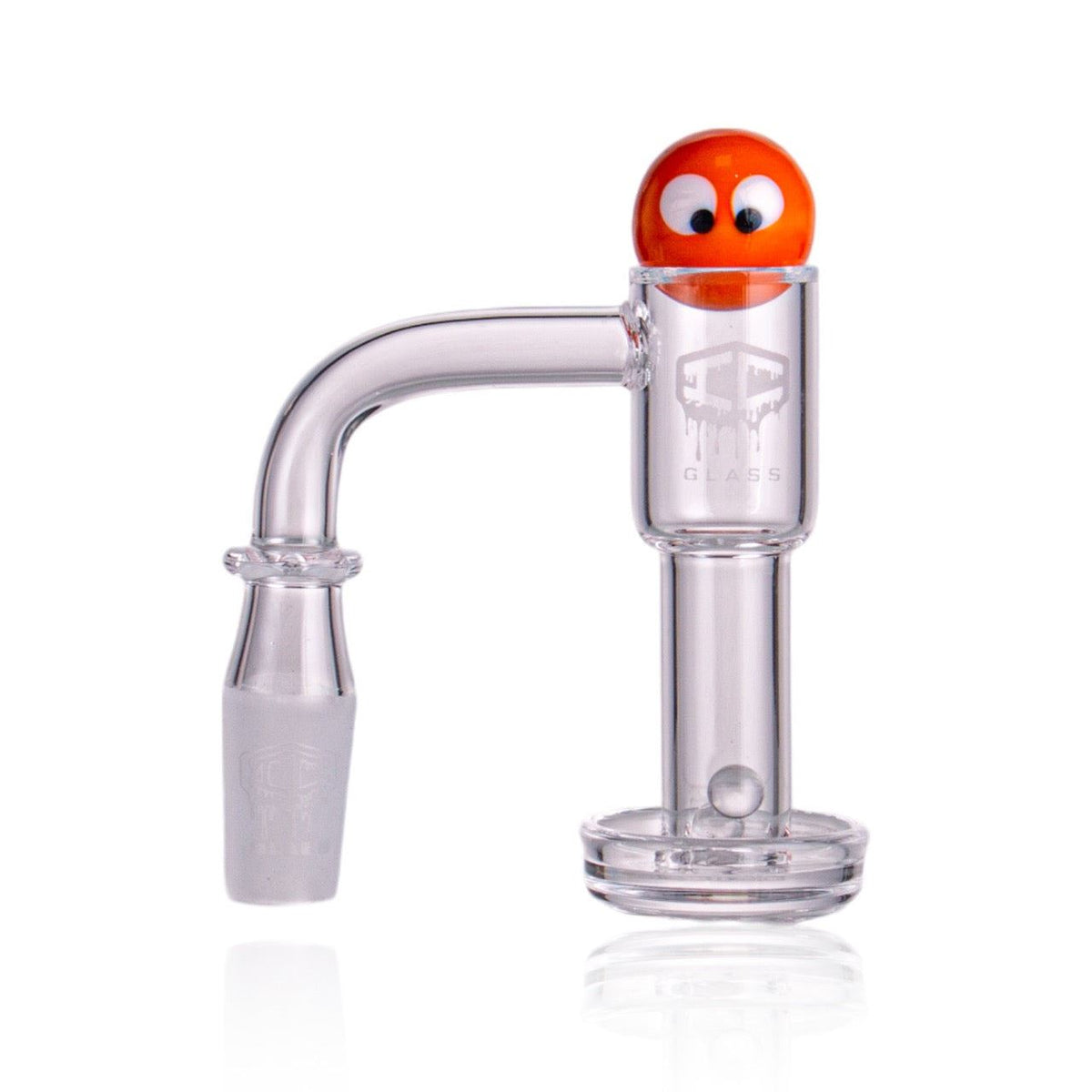 IC GLASS - FLEET 14mm Male 90D Banger| Includes Carb Cap, Terp Balls & Sticker