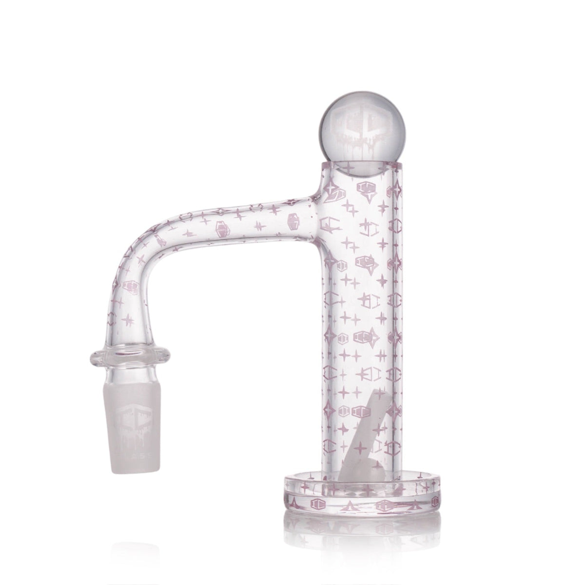 IC GLASS GALACTIC Premium Banger Kit with 14mm 90° male joint and included carb cap and dab tool