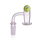 IC GLASS - HERRON | 14mm Male 90D Banger| Includes Carb Cap, Terp Balls & Sticker