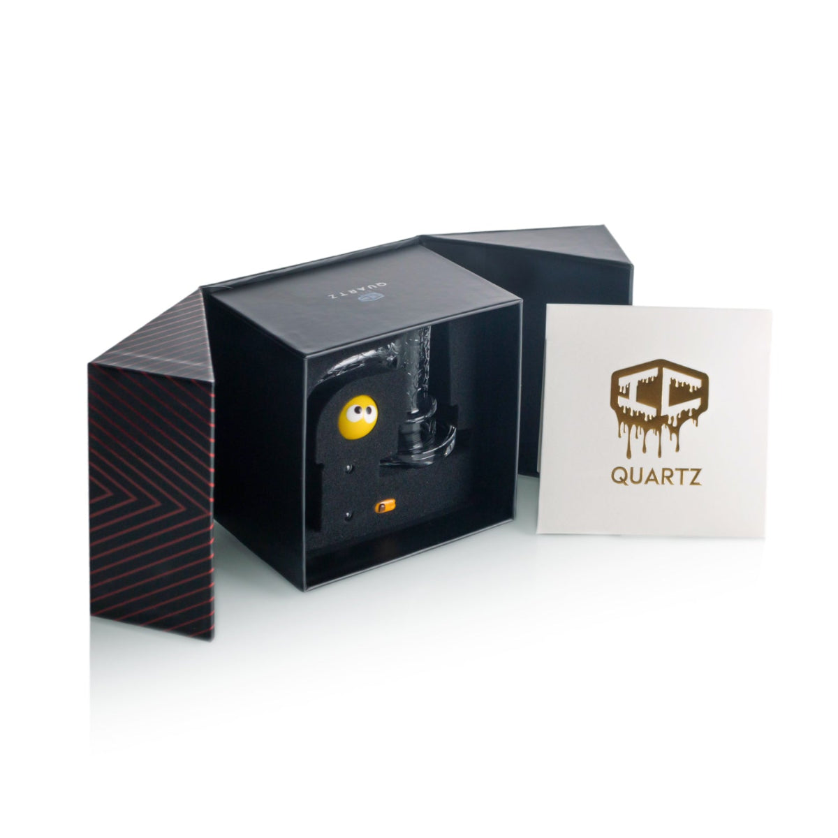 IC GLASS QUASAR 4th Generation Quartz Banger with terp ball grabber