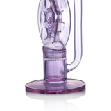 IC Glass - Swiss Perc and Honey Comb Recycling Straight Shooter with Bowl Piece | 13"
