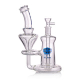 IC Glass - Premium Design | Smooth Function - 9" Clear Glass Cyclone Recycler