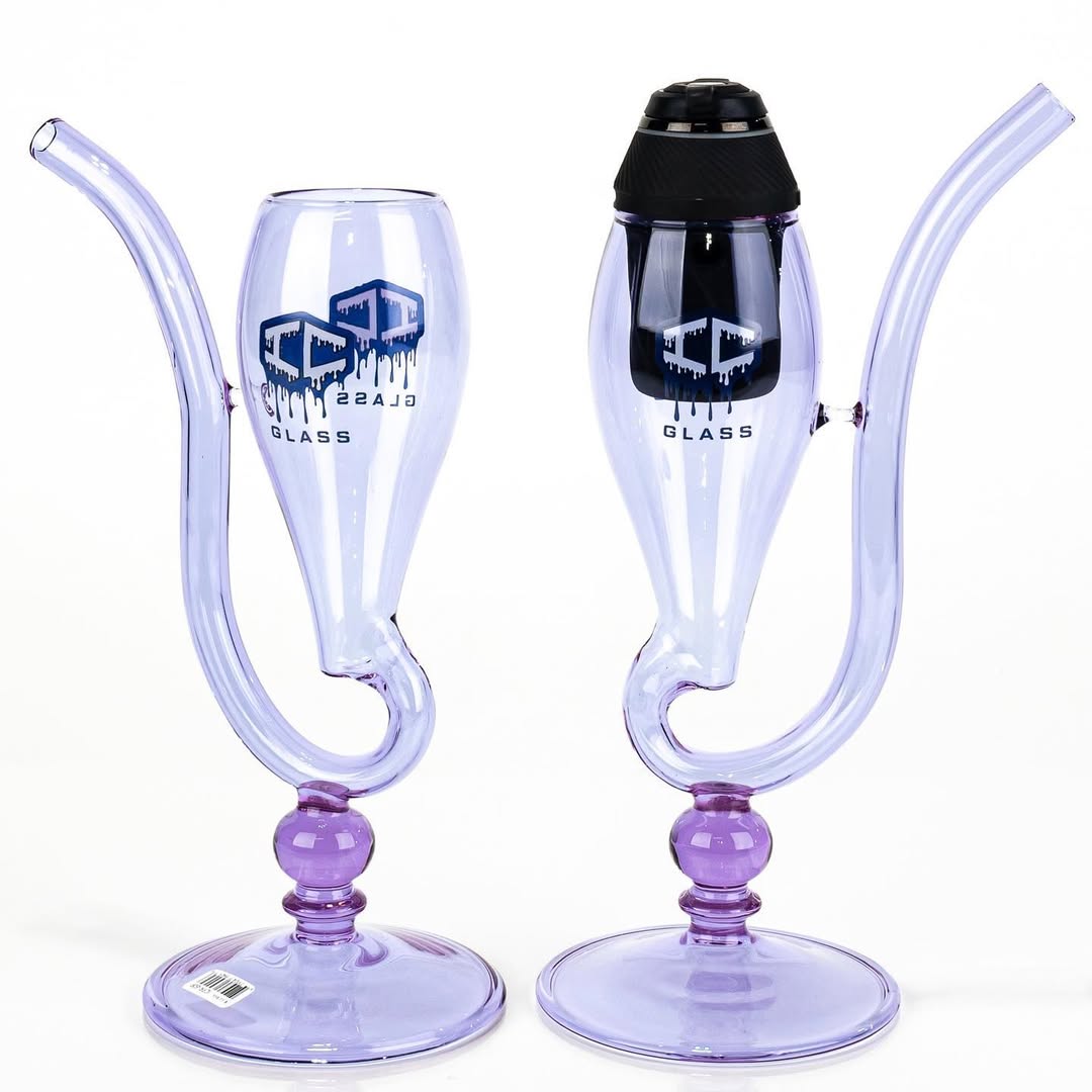 IC Glass Proxy Wine Shape Bubbler | Puffco Proxy Glass Attachment