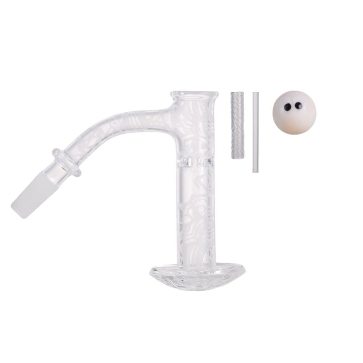 IC Glass Quartz Banger with Google Eyes Carb Cap Sticker Pack
