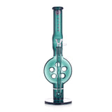 IC Glass - Swiss Perc and Honey Comb Recycling Straight Shooter with Bowl Piece | 13"