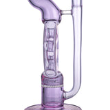 IC Glass - Swiss Perc and Honey Comb Recycling Straight Shooter with Bowl Piece | 13"
