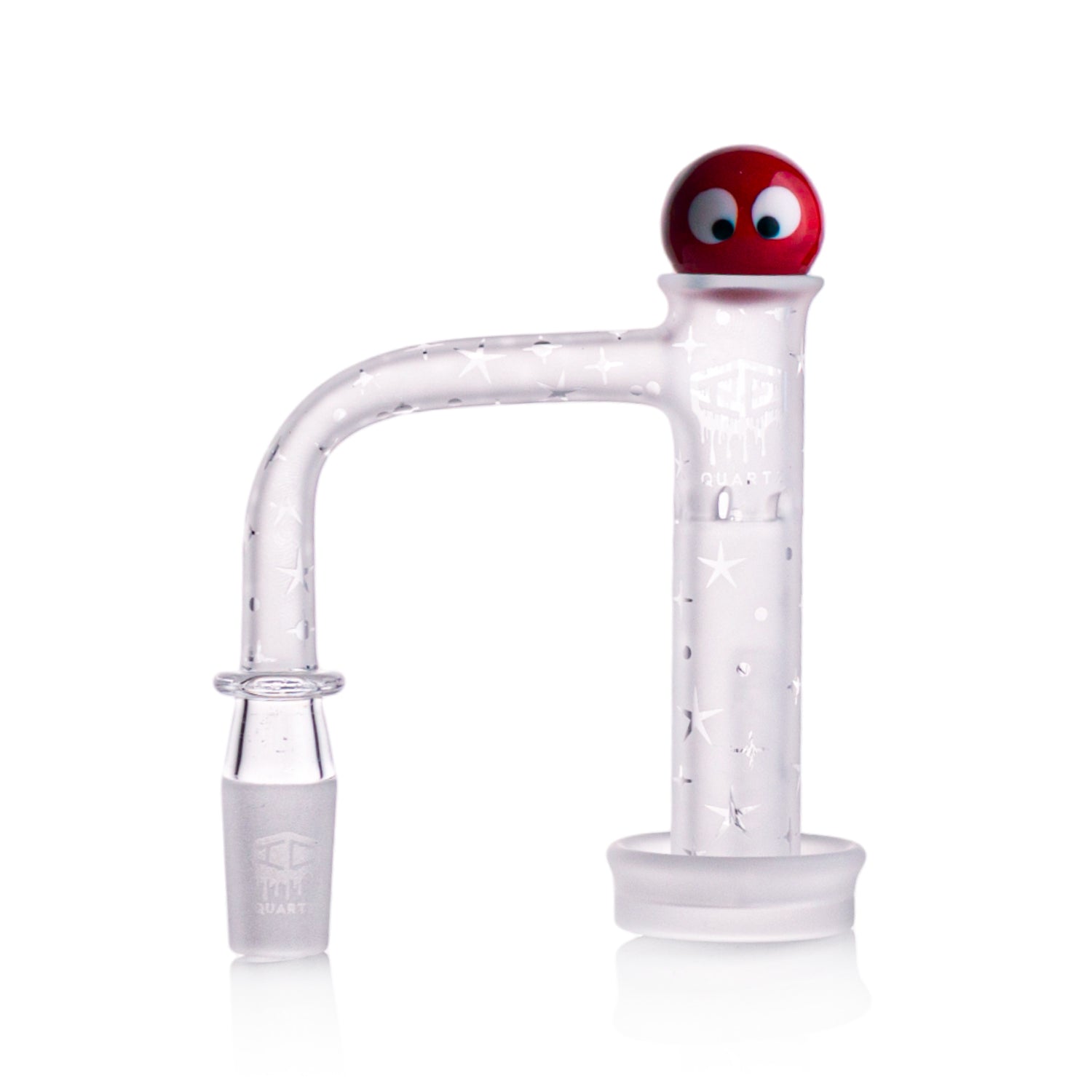 IC Quartz - ELIXIR | 14mm Male 90D Banger | Includes Carb Cap, Terp Balls - ic glass