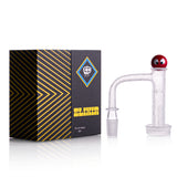 IC Quartz - ELIXIR | 14mm Male 90D Banger | Includes Carb Cap, Terp Balls - ic glass