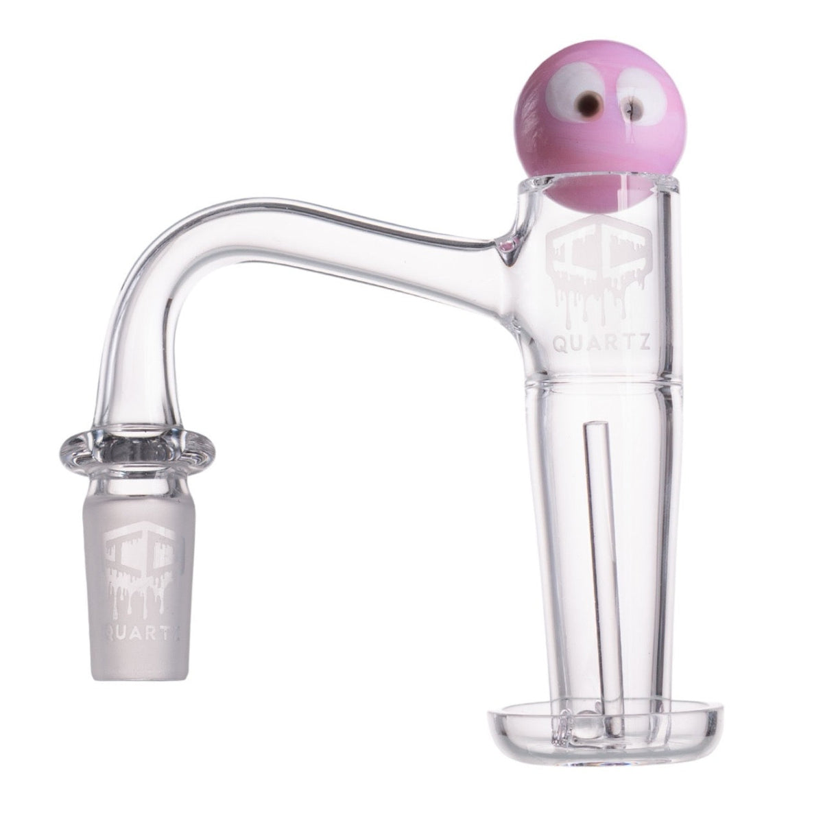 IC Quartz GREENGOLD banger with long spinner tower and airflow dish