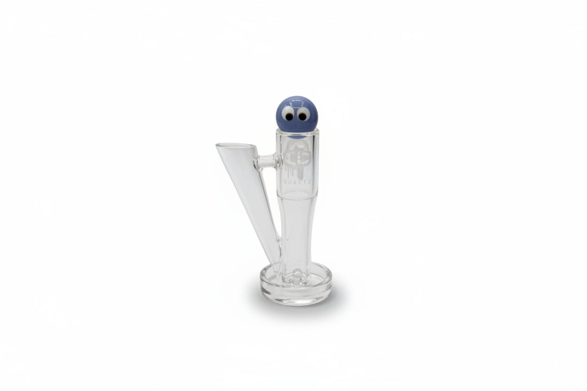 IC Quartz Inferno 10mm 45 degree quartz banger kit with carb cap, character terp ball and dab tool holder for smooth airflow and flavorful dabs