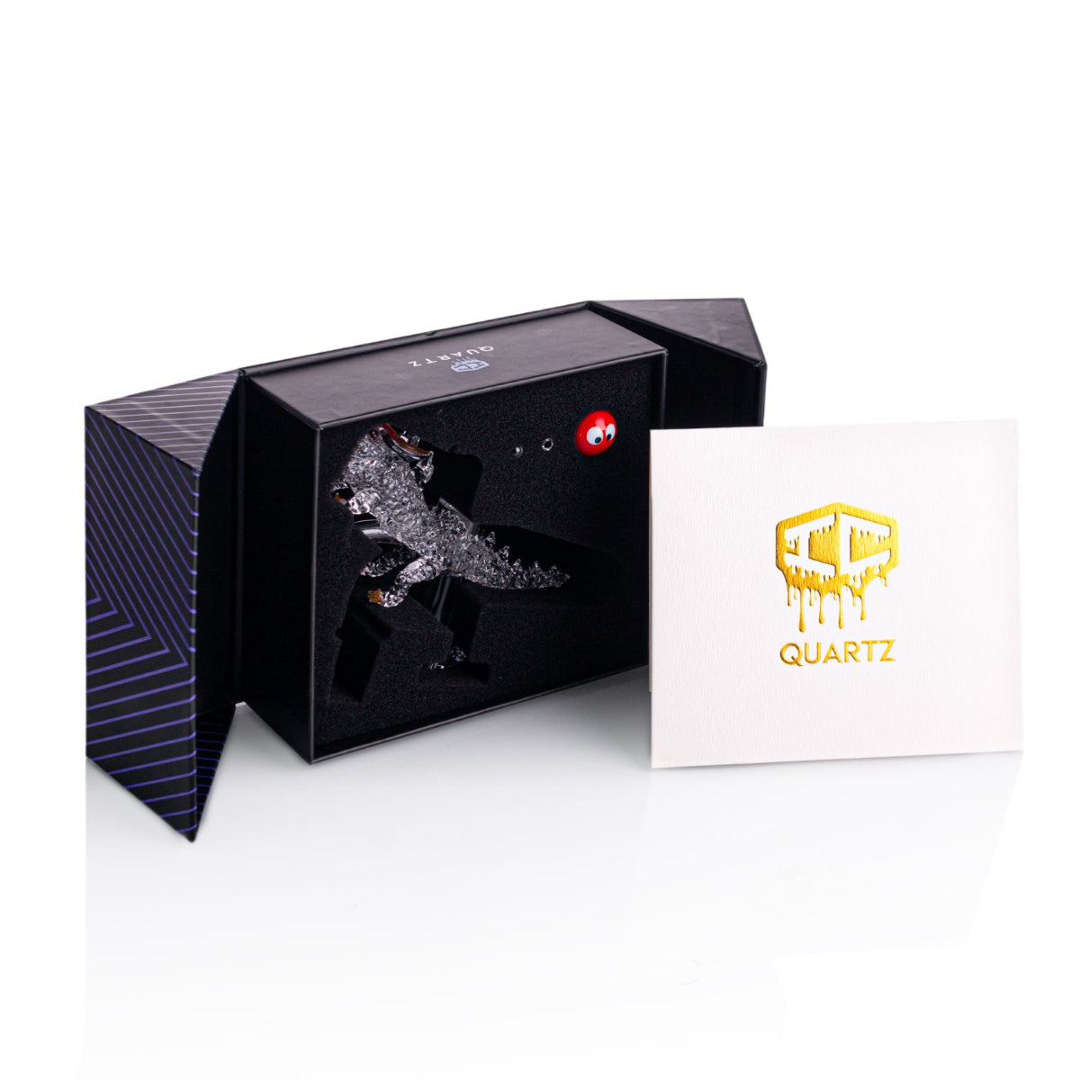 IC Quartz LUMINOUS H Premium 14mm Male Banger with Terp Pillar