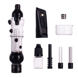 MIST TWIST nectar collector with titanium, ceramic, and quartz tips