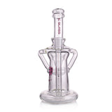 IC Glass - Premium Design | Smooth Function - 9" Clear Glass Cyclone Recycler
