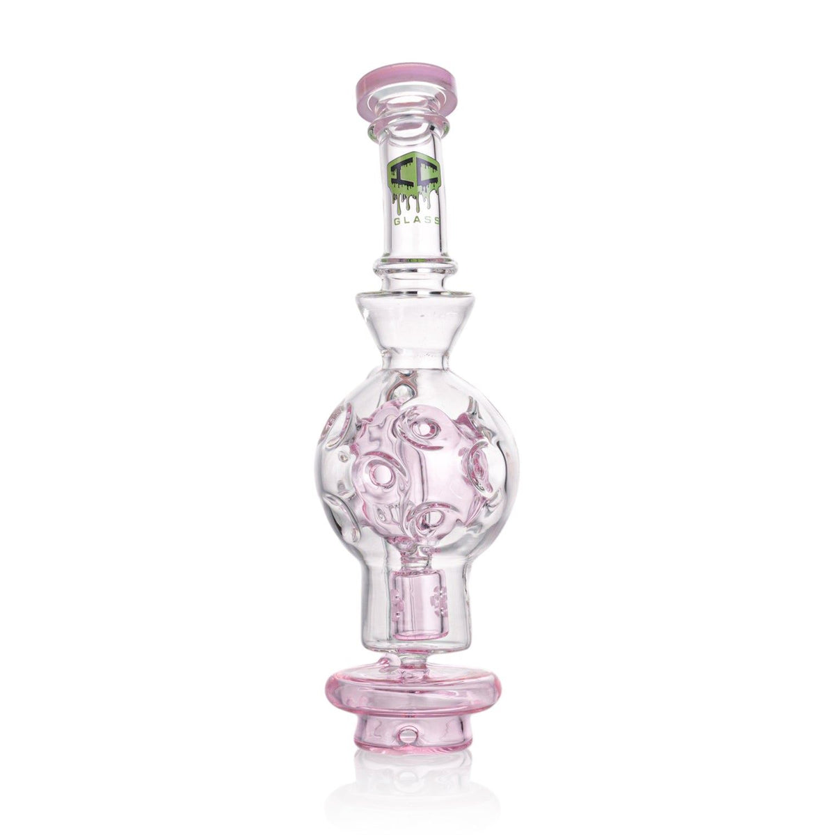 Thick glass base stability for daily carta v glass attachment sessions
