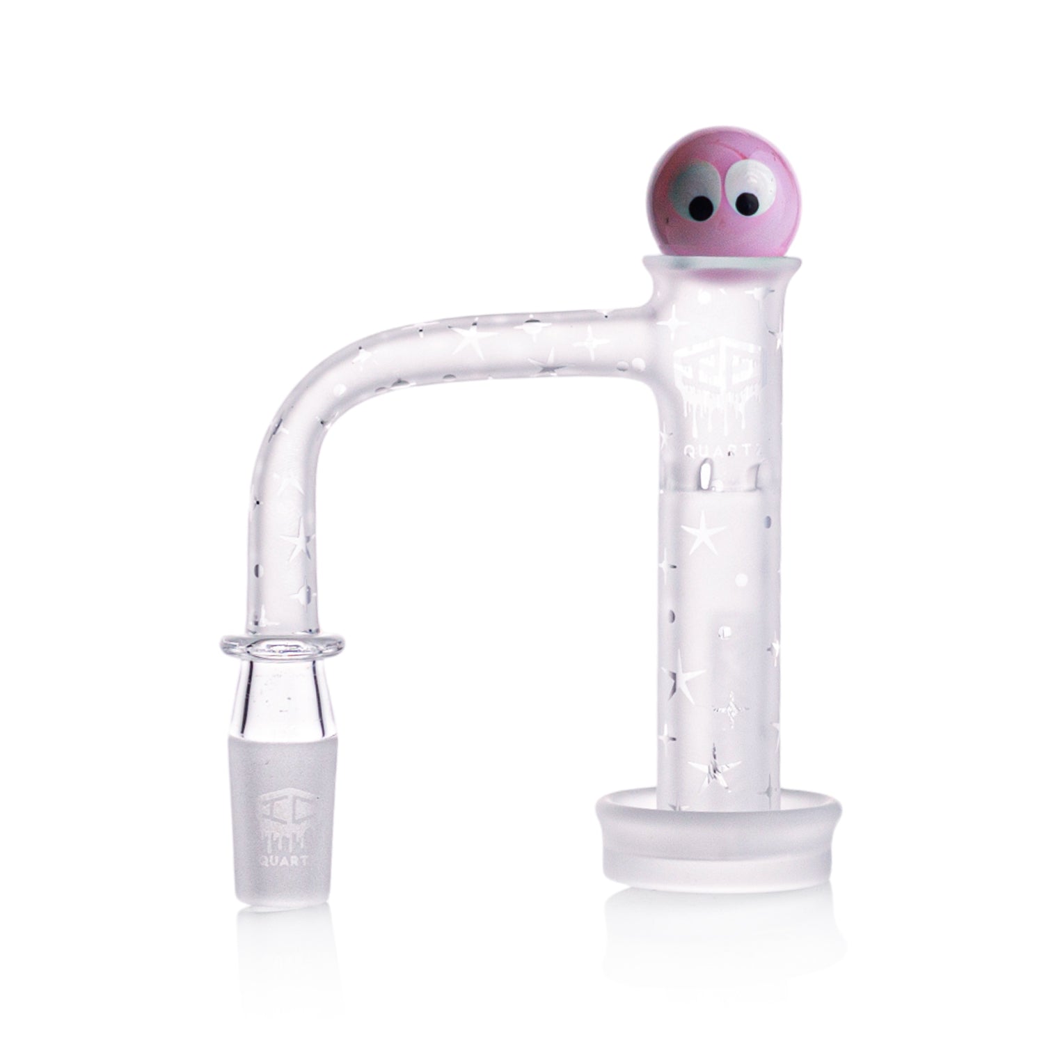 IC Quartz - ELIXIR | 14mm Male 90D Banger | Includes Carb Cap, Terp Balls - ic glass