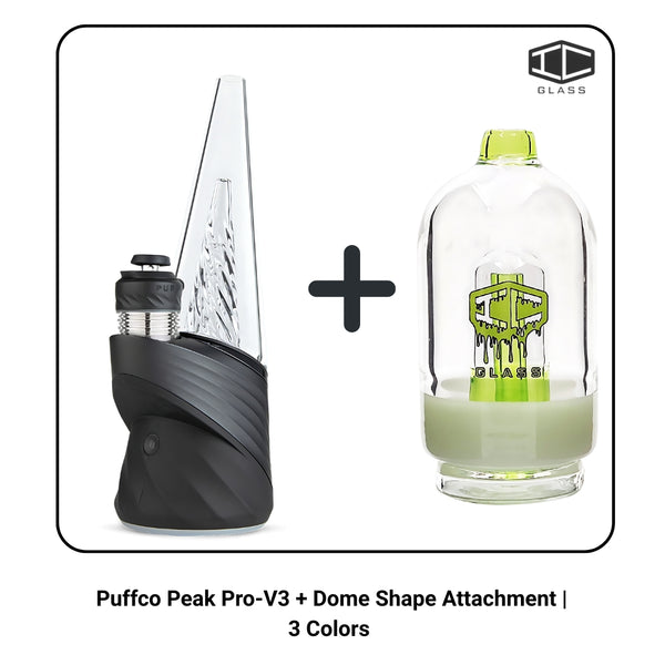 Puffco Peak Pro Version 3 3DXL Edition + Dome Shape Attachment