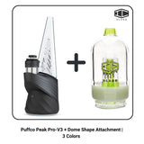 Puffco Peak Pro Version 3 3DXL Edition + Dome Shape Attachment
