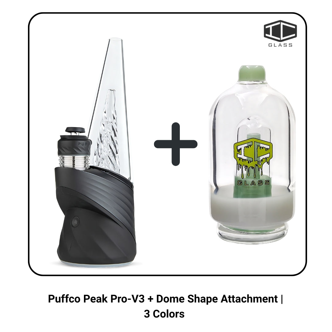 Puffco Peak Pro Version 3 3DXL Edition + Dome Shape Attachment