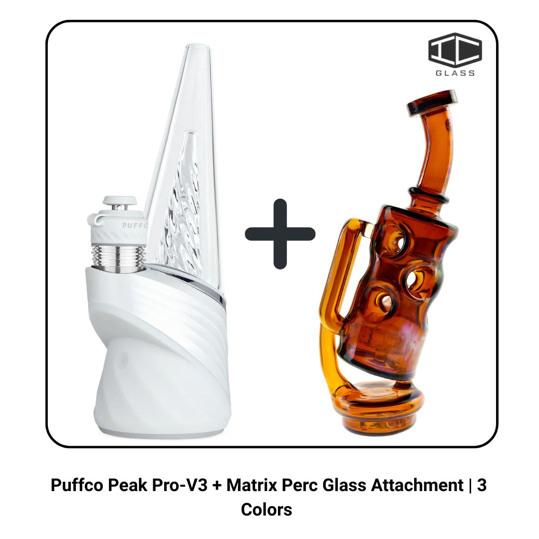 Puffco Peak Pro-V3 + Matrix Perc Attachment | 3 Colors