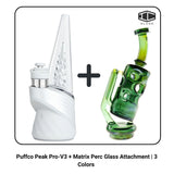 Puffco Peak Pro-V3 + Matrix Perc Attachment | 3 Colors