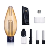 Quartz tip with Honey Globe portable dab rig