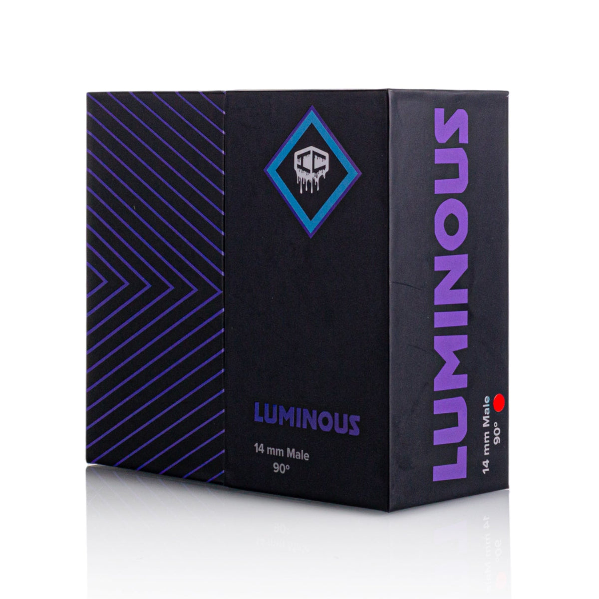 Side View of IC Quartz LUMINOUS H 14mm Male 99.9% Quartz Banger