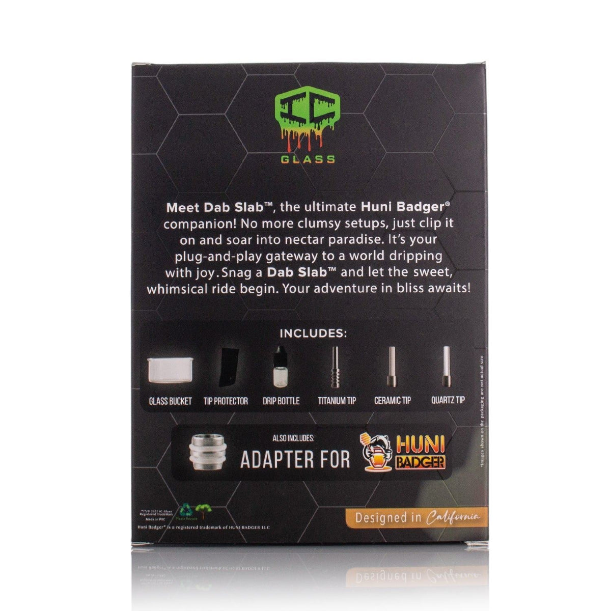 Tip Protector and Drip Bottle for Huni Badger Users