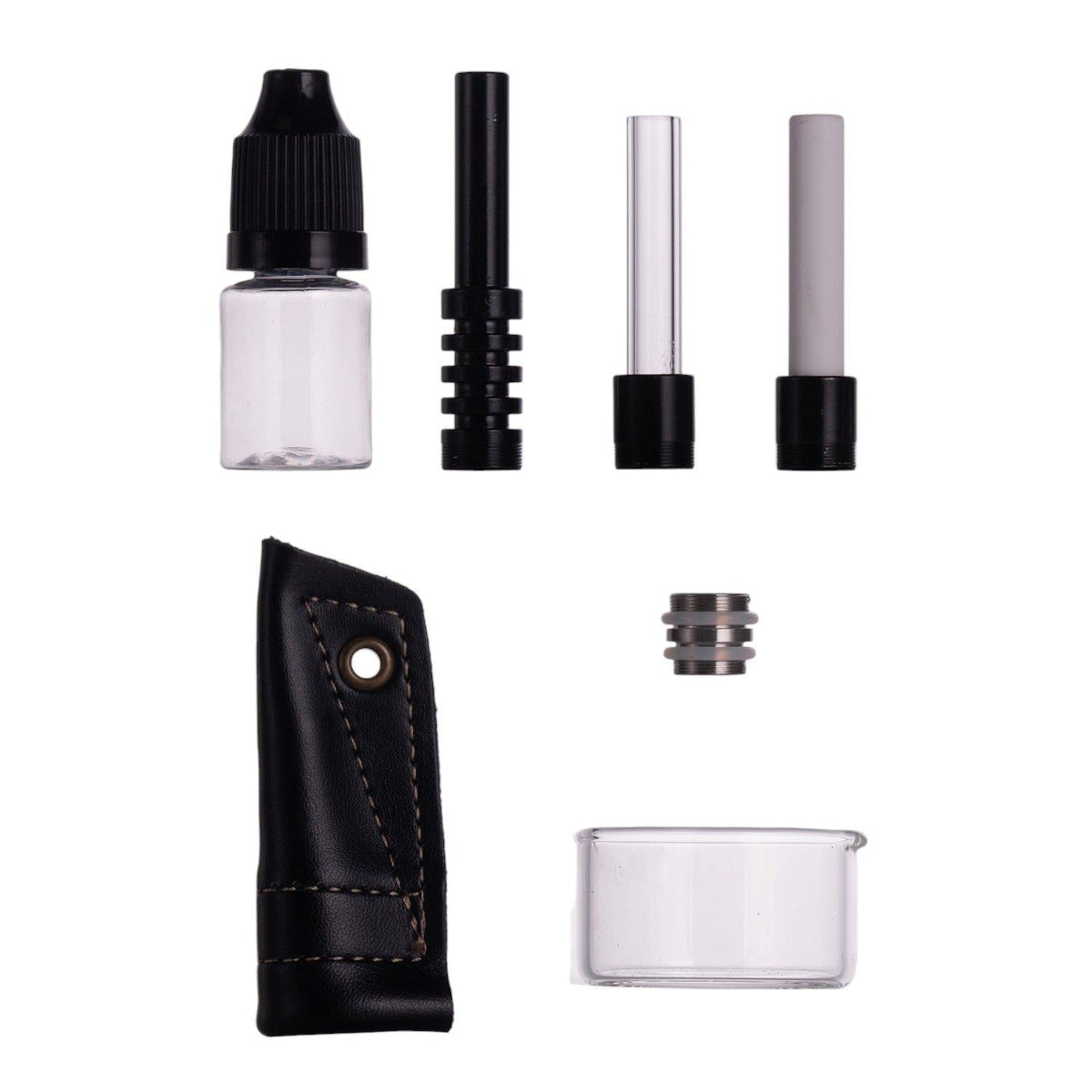 Two-tone MIST TWIST glass nectar collector in color options