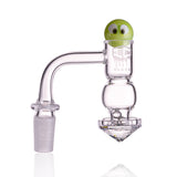 IC GLASS - AGASSIZ| 14mm Male 90D Banger| Includes Carb Cap, Terp Balls & Sticker
