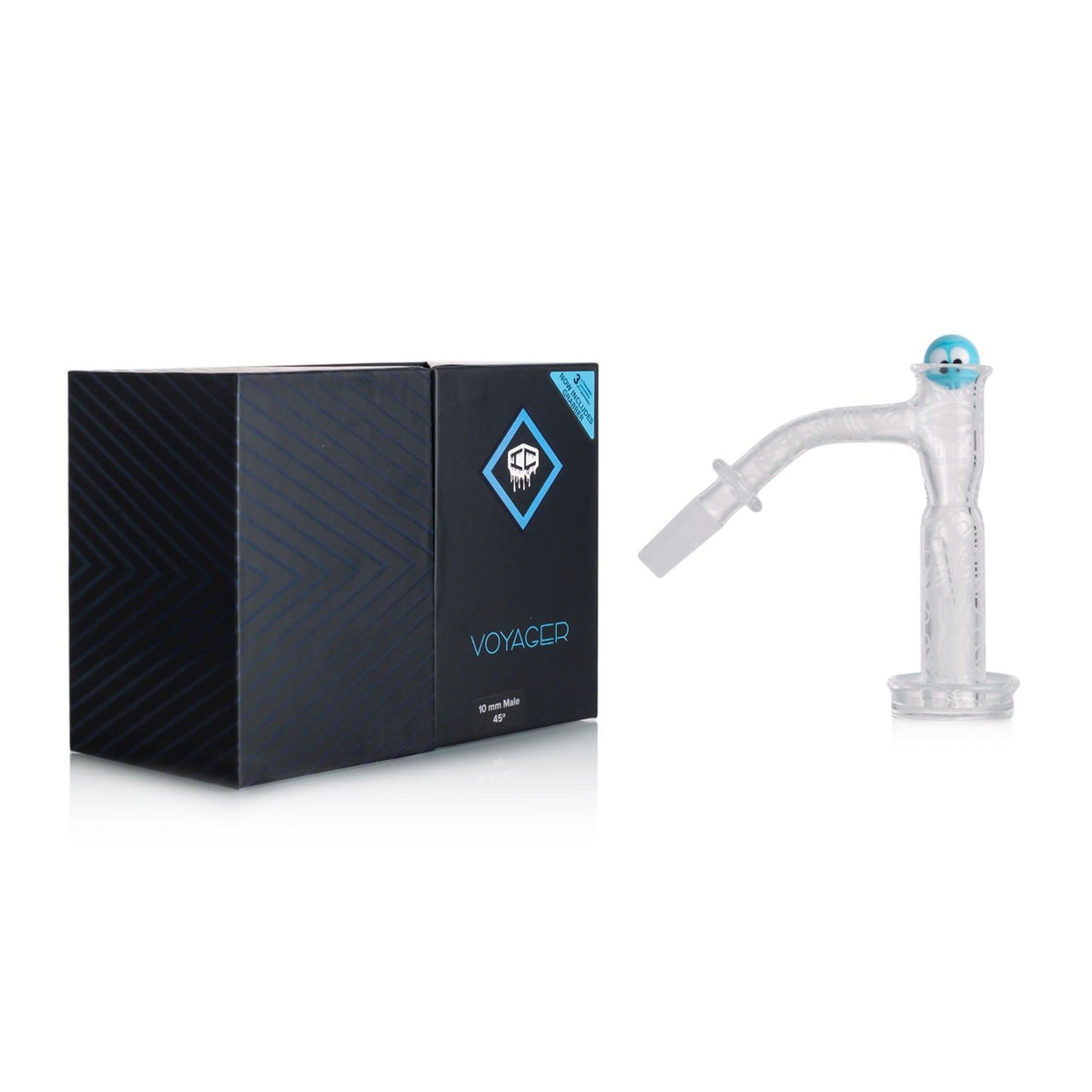 IC QUARTZ - VOYAGER | ICQ1036-10M45D | 3rd GENERATION |Premium Banger |  with terp ball grabber  |