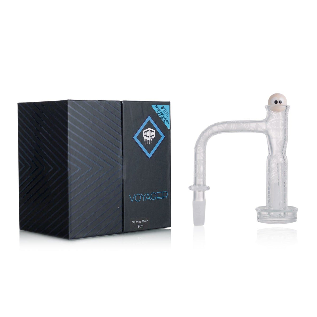 IC QUARTZ Voyager | ICQ1036-10M90D | 3rd Gen Banger Kit | with terp ball grabber | 5 colors