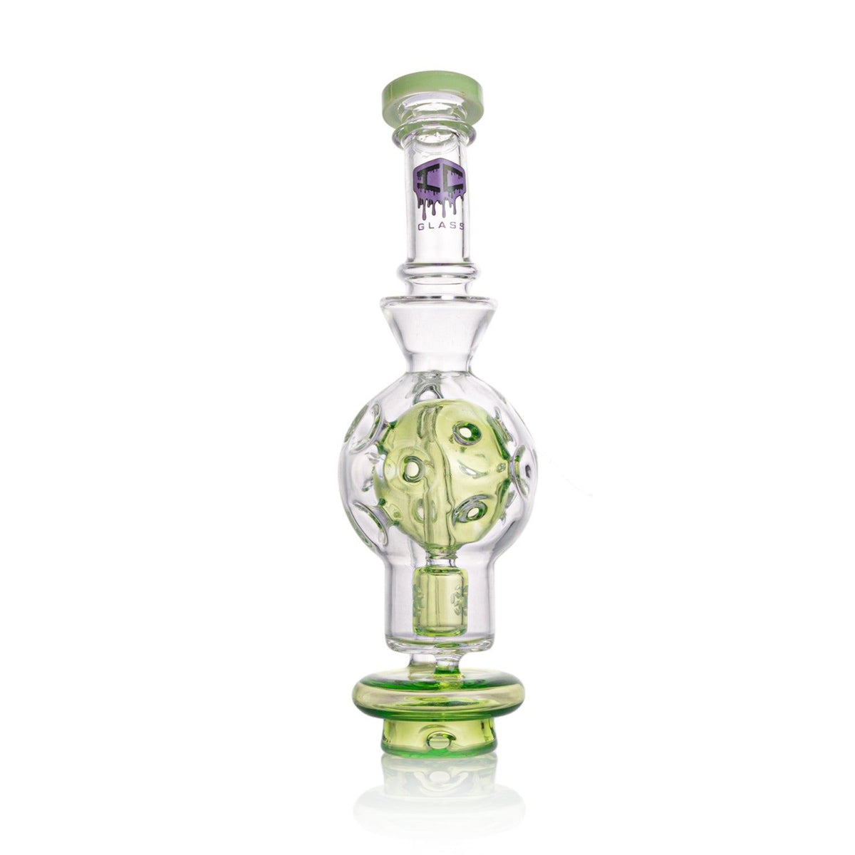 Vapor filtration path through Seed of Life perc fab egg system

