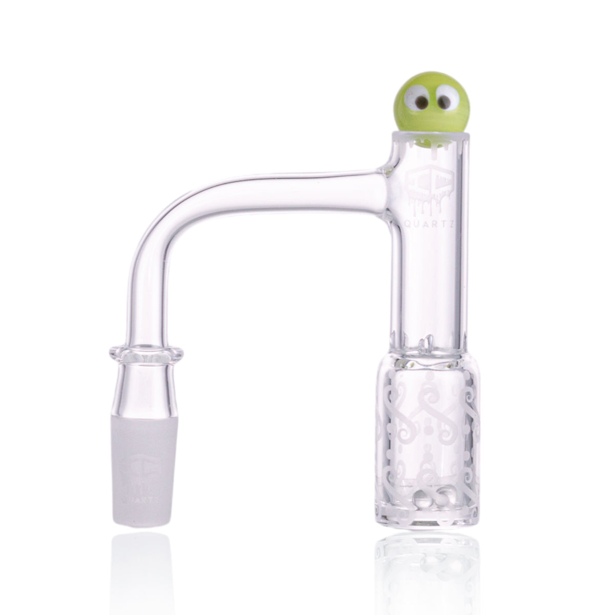 IC Quartz -Purity QX | 14mm 90D | Banger| Includes Carb Caps, Terp Balls - IC GLASS