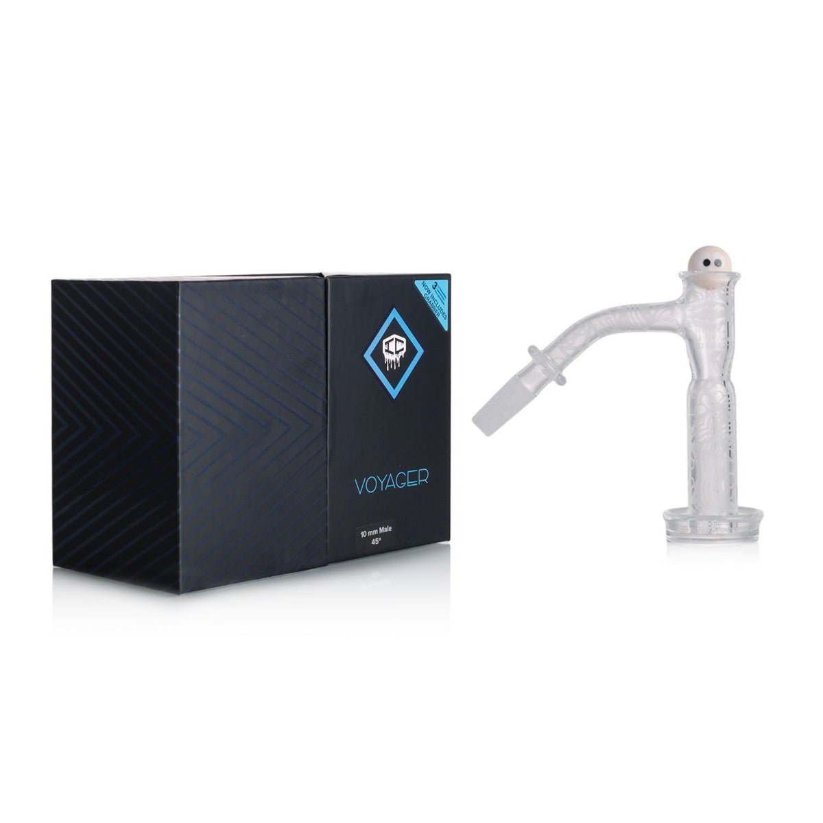 IC QUARTZ - VOYAGER | ICQ1036-10M45D | 3rd GENERATION |Premium Banger |  with terp ball grabber  |