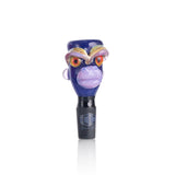 IC Glass Character Face Bowl Piece - Unique and Functional Cannabis Accessory