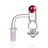 IC GLASS - AGASSIZ| 14mm Male 90D Banger| Includes Carb Cap, Terp Balls & Sticker
