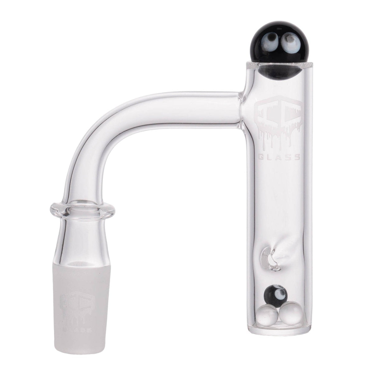 IC GLASS BERING 14mm male 90D double weld banger black
