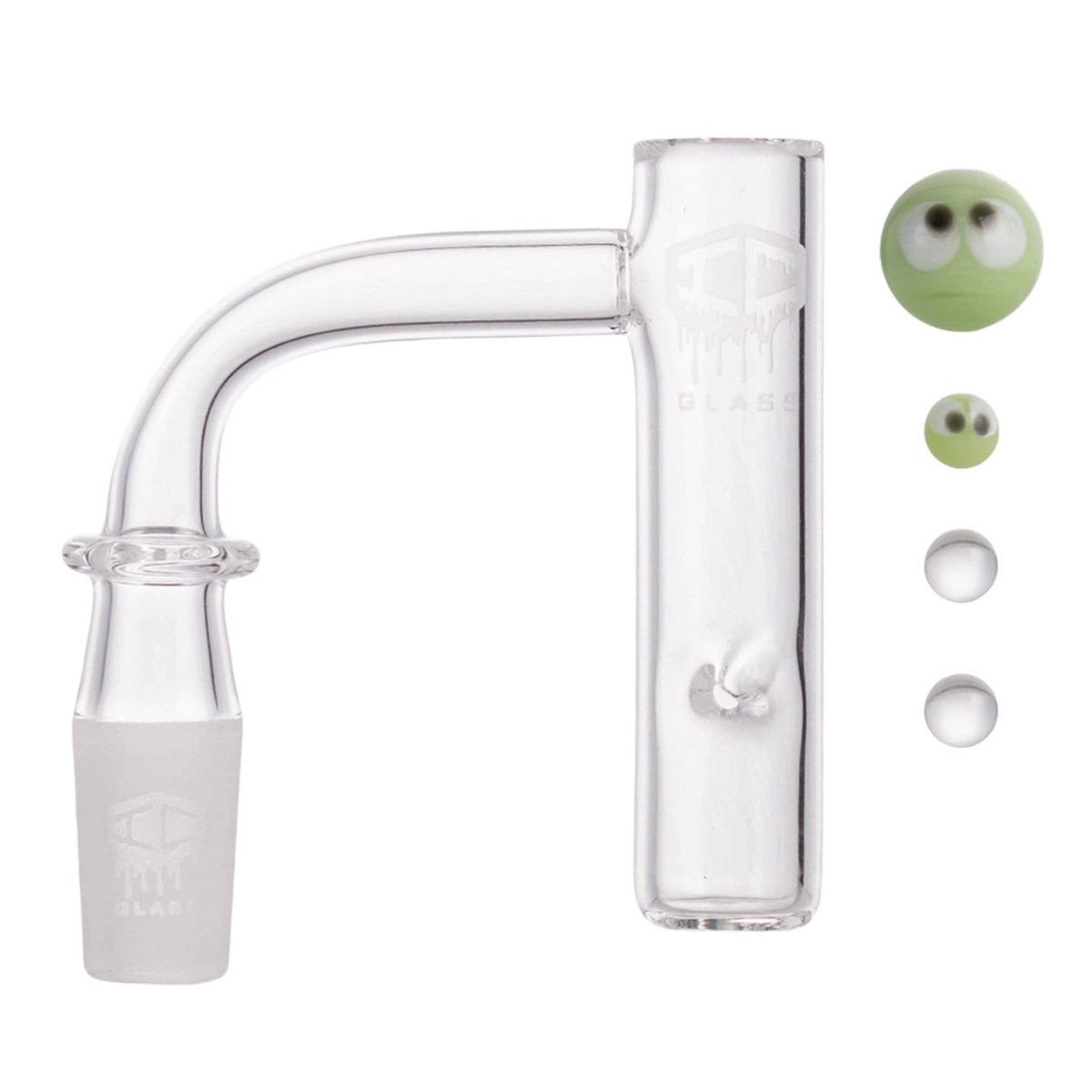 IC GLASS BERING 14mm male banger made with thick premium quartz