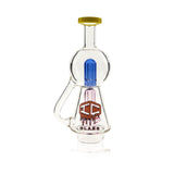 IC Glass - Carta Glass Attachment with Dual Perc | Circle Perc | Recycling Feature | Available in 3 Colors