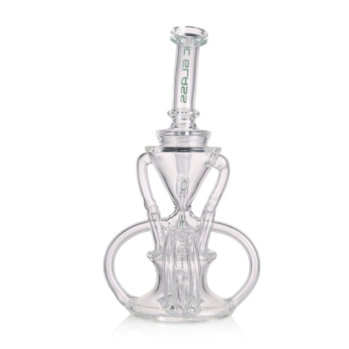 Dual Drain Recycler Bong IC Glass