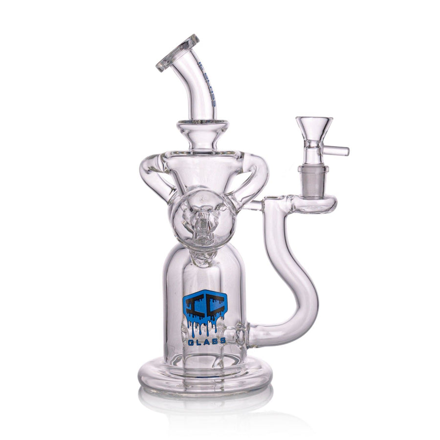 IC Glass Premium Design Recycler Bong