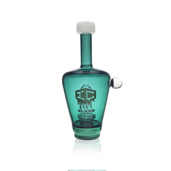 IC Glass - Puffco Peak/Peak Pro Big Bulb Glass Attachment | Henny Bottle Design | Matrix Perc | Fits All Versions of Puffco