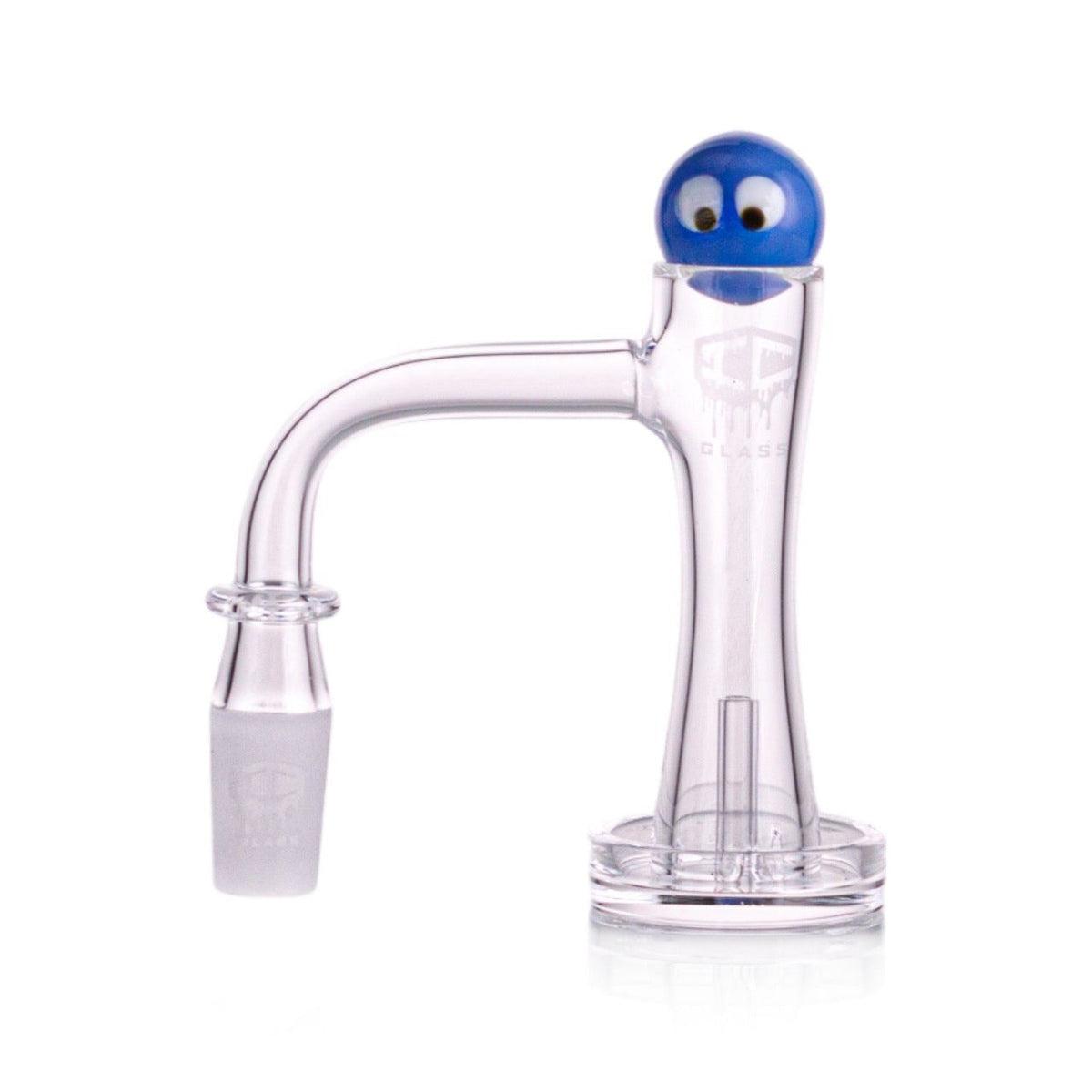 IC GLASS QUEETS 14mm male banger kit on dab rig 90 degree joint