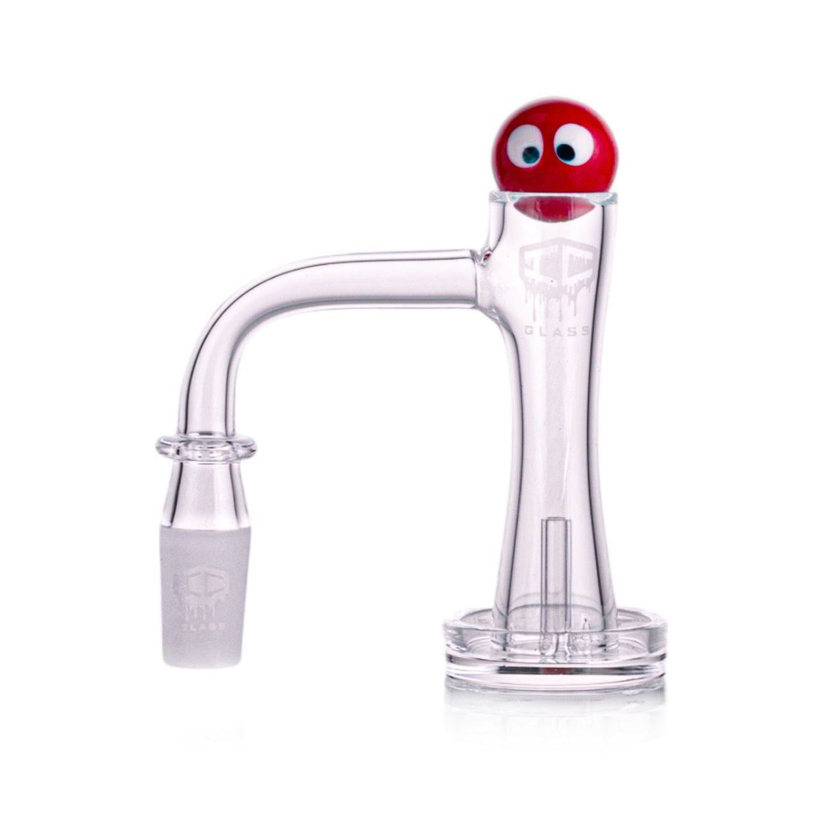 IC GLASS QUEETS 14mm male banger includes terp balls and sticker