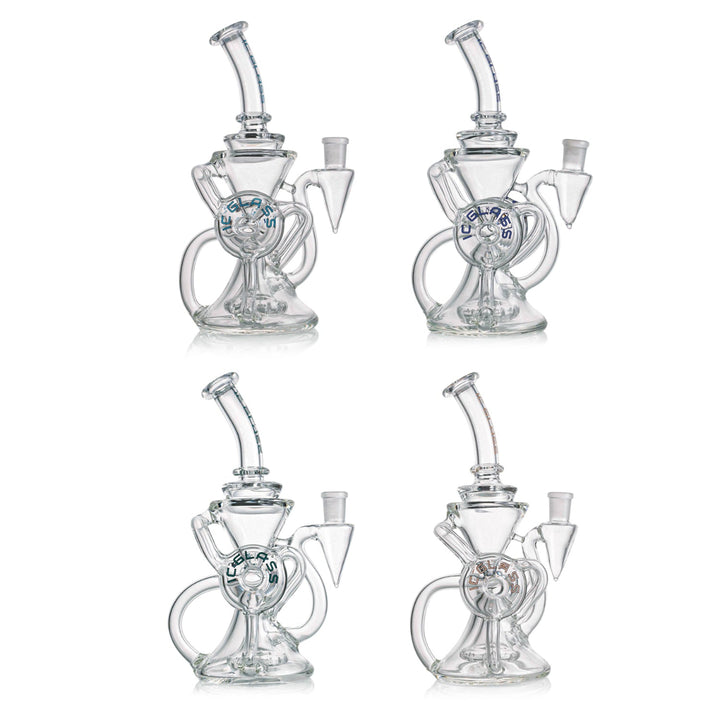 IC Glass Recycler bong premium design