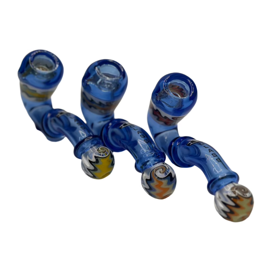 IC Glass Sherlock Hand Pipe Wig Wag